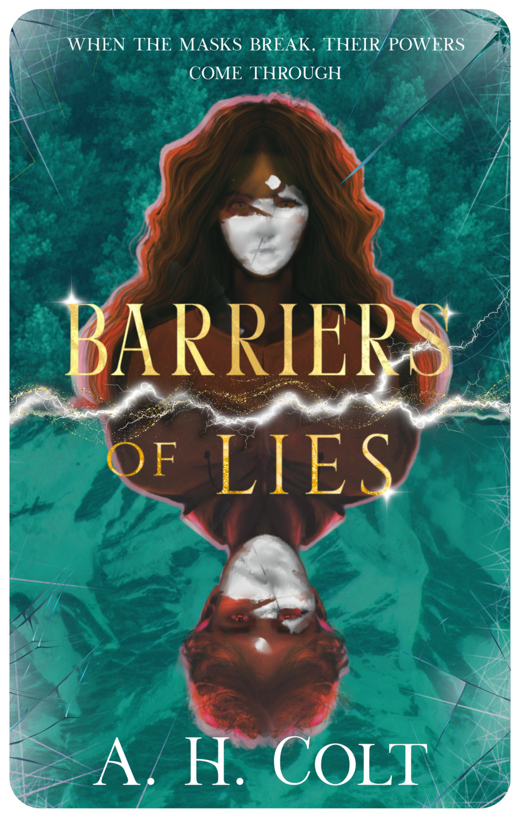 Hero book Book cover for Fantasy Novel "Barriers of Lies"